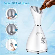 Load image into Gallery viewer, At-Home Deep Cleansing Facial Steamer &amp; Blemish Extractor Set