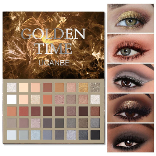 Golden Time 40 Shades Of Matte & Shimmer Eyeshadow Palette