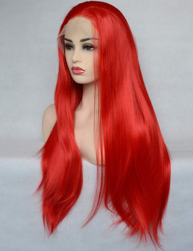 Lady In Red 22 Inch Straight Synthetic Lace Front Wig