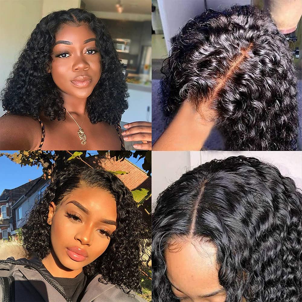 Curly Tatiana Virgin Human Hair Wet & Wavy Lace Front Wig